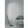 Trango 1525A Stufenlos dimmbar Stehlampe in Anthrazit-Optikt 15 Watt – 1300 Lumen – 3000K warmweiß LED Modul Serie *ARC* Höhe: 150cm Standlampe - Wohnzimmer Leuchte mit weißes satiniertes Lampenschirm