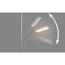 TRANGO 1529 LED-Stehlampe in Eckig stufenlos dimmbar & Farbtemperatur 3000K bis 6500K per Fernbedienung einstellbar - 36 Watt 3640 Lumen *M&S* 180cm hoch Standlampe, Wohnzimmer Leuchte, Deckenfluter