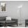 TRANGO 1529 LED-Stehlampe in Eckig stufenlos dimmbar & Farbtemperatur 3000K bis 6500K per Fernbedienung einstellbar - 36 Watt 3640 Lumen *M&S* 180cm hoch Standlampe, Wohnzimmer Leuchte, Deckenfluter