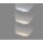 TRANGO 1529 LED-Stehlampe in Eckig stufenlos dimmbar & Farbtemperatur 3000K bis 6500K per Fernbedienung einstellbar - 36 Watt 3640 Lumen *M&S* 180cm hoch Standlampe, Wohnzimmer Leuchte, Deckenfluter