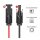 TRANGO 1er Set je 20 m Verlängerung Solarkabel ST-0119-20MB in Schwarz 6mm² Solarpanel Verbindungskabel Solarstecker, Spannung 1500V IP68 Wasserdicht Solarmodul Verlängerungskabel