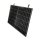 TRANGO ST-0005R Balkonkraftwerk Solarmodul ALU-Halterung inkl. 2x Edelstahl-Haken für runde Balkongelände, Flachdach, Wand, Universal-Aufsteller bis 114cm Panel Breite 425W Winkel bis 45° verstellbar