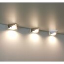 5er Set LED-Unterbauleuchte 4,8 Watt LED Modul 3000K warmweiß