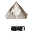 5er Set LED-Unterbauleuchte in matt-Schwarz 4,8 Watt LED Modul 3000K warmweiß