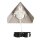 5er Set LED-Unterbauleuchte in matt-Schwarz 4,8 Watt LED Modul 3000K warmweiß