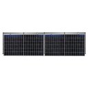 TRANGO ST-0006S Balkonkraftwerk Solarmodul ALU-Halterung inkl. 2x Edelstahl-Haken in Eckig Balkongelände, Flachdach, Wand, Universal-Aufsteller bis 114cm Panel Breite 425W Winkel bis 45° verstellbar