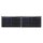 TRANGO ST-0006S Balkonkraftwerk Solarmodul ALU-Halterung inkl. 2x Edelstahl-Haken in Eckig Balkongelände, Flachdach, Wand, Universal-Aufsteller bis 114cm Panel Breite 425W Winkel bis 45° verstellbar
