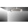 TRANGO 2-flg. 1010-28SD Edelstahl-Optik Deckenleuchte schwenkbar *WOW* inkl. 2x 3-Stufen dimmbar LED-Leuchtmittel 3000K warmweiß