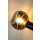 TRANGO 3-flg. 1010-35SD Deckenleuchte Schwarz-Optik schwenkbar *WOW* inkl. 3x 3-Stufen dimmbar LED-Leuchtmittel 3000K warmweiß Deckenlampe mit Design rauchigen Glasschirmen