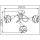 TRANGO 3-flg. 1010-38SD Edelstahl-Optik Deckenleuchte schwenkbar *WOW* inkl. 3x 3-Stufen dimmbar LED-Leuchtmittel 3000K warmweiß Deckenlampe mit Design rauchigen Glasschirmen