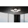 TRANGO 6-flg. 3143-8W Stoffschirm Deckenlampe *EMA* Ø 24, 26, 28, 32, 35 & 37cm Farbe: weiß, braun, grau inkl. 6x 8 Watt 3000K warmweiß E27 LED-Leuchtmittel, Deckenleuchte für Wohnzimmer