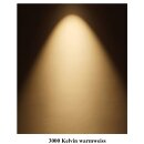 TRANGO MOCOB-C Ersatz LED Modul für 6739-032N & 6740-35 Ultra flach inkl. 50cm Kabel 3000K warmweiß 5 Watt zum Austausch GU10 & MR16 Halogen Leuchtmittel Einbauleuchte