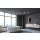 TRANGO 4-flammig 1010-45SD LED-Deckenleuchte in Schwarz-Optik *WOW* inkl. 4x 3-Stufen dimmbar LED-Leuchtmittel 3000K warmweiß, Deckenlampe mit Design rauchigen Glaslampenschirmen, Deckenstrahler, Wohnzimmer Lampe, Spots schwenkbar