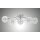 TRANGO 1002-58 LED Deckenleuchte 5-flammig Chromoptik *AMELIA* inkl. 5x G9 LED Leuchtmittel 3.000K warmweiße Lichtfarbe Badleuchte, Flurleuchte, Küchenleuchte, Schwenkbare LED Deckenlampe, Kronleuchter
