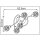 TRANGO 1002-58 LED Deckenleuchte 5-flammig Chromoptik *AMELIA* inkl. 5x G9 LED Leuchtmittel 3.000K warmweiße Lichtfarbe Badleuchte, Flurleuchte, Küchenleuchte, Schwenkbare LED Deckenlampe, Kronleuchter