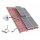 TRANGO ST-0008*1 PV-Anlage Montage Set für 1x Solarmodul bis 120cm breit Balkonkraftwerk auf Ziegeldach, Schrägdach,  Mini PV-Anlage Dachhalterung, Dachmontage