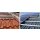TRANGO 4er Pack 120cm ST-0026 Aluprofil 4x4cm(BxH) zum Montieren 1xSolarpanel auf Schrägdach, Flachdach, Ziegeldach, Solaranlage