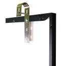 TRANGO 4er Pack ST-0200R Solarmodul Edelstahl Balkonhaken für runde Balkongelände, Balkonkraftwerk Halterung, Universal Solarmodul Haken, Solarpanel Aufhänger, Rund Rohr bis 50mm Ø Balkon Befestigung