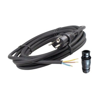3 Meter Outdoor Gummikabel ST-0105-3M+F - AC-Anschluss des Mikrowechselrichter H07RN-F - 3x1,5mm² Netz Anschlusskabel auf IP44 Schuko-Stecker inkl. Betteri BC01 Female Stecker Hoymiles, Deye, Envertech, Huayu, Bosswerk oder TSUN-TSOL
