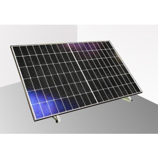 Schwarz-Aluminium Solarmodul Halterung bis 114cm Modulbreite für Flac,  29,99 €