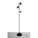 Leselampe schwenkbar *EARTH* inkl. 3x 4.8W 3-Stufen dimmbar GU10 LED Leuchtmittel 3000K warmweiß in Anthrazit-matt ca. H:150cm