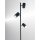 Leselampe schwenkbar *EARTH* inkl. 3x 4.8W 3-Stufen dimmbar GU10 LED Leuchtmittel 3000K warmweiß in Anthrazit-matt ca. H:150cm