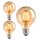 Trango 3-flg 1531A-SD Stehlampe Anthrazit-matt *EARTH* inkl. 3x 4W 3-Stufen dimmbar E27 LED Leuchtmittel 2500K Gold-warmweiß ca. H1550mm 3 Lampenarmen schwenkbar Stehleuchte, Bürolampe, Standlampe