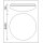 Trango 3105 IP44 LED Badleuchte in Weiß aus Acryl mit CCT Farbtemperatur-Steuerung 3000K I 4000K I 6000K (durch ON/OFF Lichtschalter) *NOAH* inkl. 1x 20 Watt LED Modul Deckenlampe