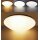 Trango 3105 IP44 LED Badleuchte in Weiß aus Acryl mit CCT Farbtemperatur-Steuerung 3000K I 4000K I 6000K (durch ON/OFF Lichtschalter) *NOAH* inkl. 1x 20 Watt LED Modul Deckenlampe