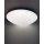 Trango 3105 IP44 LED Badleuchte in Weiß aus Acryl mit CCT Farbtemperatur-Steuerung 3000K I 4000K I 6000K (durch ON/OFF Lichtschalter) *NOAH* inkl. 1x 20 Watt LED Modul Deckenlampe