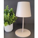 IP44 Tischleuchte akkubetrieben beige dimmbar...