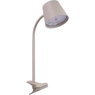 Clip-Lampe Spot Betrieb mit Akku 6 Watt warm-weiß Farbe: beige