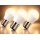 3er Pack LED Kugel-Globe Birne 5 Watt - 450 Lumen 3000K warmweiß mit E27 Fassung - Abstrahlwinkel 120°