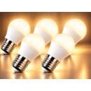5er Pack LED Kugel-Globe Birne 5 Watt - 450 Lumen 3000K warmweiß mit E27 Fassung - Abstrahlwinkel 120° #1