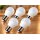 5er Pack LED Kugel-Globe Birne 5 Watt - 450 Lumen 3000K warmweiß mit E27 Fassung - Abstrahlwinkel 120° #1