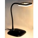 Schwarze dimmbare LED Schreibtischlampe 3-Stufen-Touchdimmer