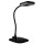 Schwarze dimmbare LED Schreibtischlampe 3-Stufen-Touchdimmer
