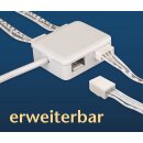 Glaskantenbeleuchtung Set mit 1 Clip