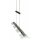 Design stufenlos dimmbare LED Pendelleuchte in Nickel matt höhenverstellbar