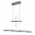 Design stufenlos dimmbare LED Pendelleuchte in Nickel matt höhenverstellbar