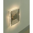 LED Design Treppenleuchte Wandstrahler IP44 warm-weiß