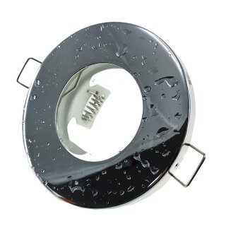 IP44 Einbaustrahler chrom rund
