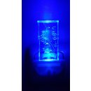 LED Nachtlicht Orientierungslicht für die Steckdose Motiv Blume mit blauer LED
