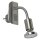 Steckerleuchte Nickel matt inkl. 3 Watt LED Leuchtmittel & ON/OFF Schalter