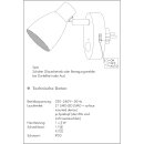 LED Nachtlicht mit Bewegungsmelder weiß