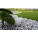 30 cm Ø Gartenkugel in Naturstein-Optik
