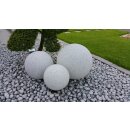 30 cm Ø Gartenkugel in Naturstein-Optik