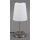 *STUFENLOS DIMMBAR* LED Schreibtischlampe in Nickel matt mit satinierte Glasschirm*BOSTON* Tischleuchte, Nachttisch & Fensterbank Lampe inkl. je 1x 5 Watt LED Modul 3000K warmweiß
