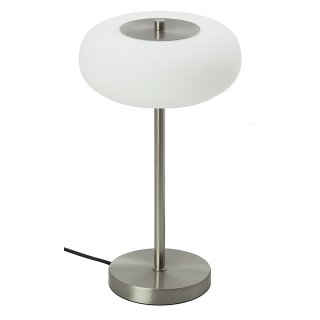 STUFENLOS DIMMBAR* LED Schreibtischlampe in Nickel matt mit satinier, 29,99  € | Tischlampen