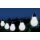 LED Party Lichterkette mit 10x weiß leuchtenden Glühbirnen